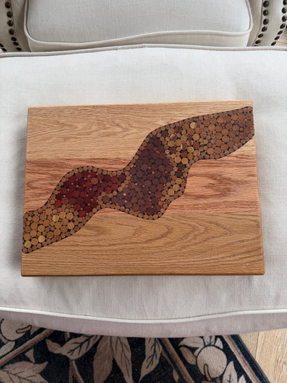 Cutting Board - Functional Wood Art - From our "River Board" series