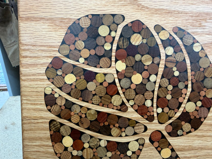 "Cottage Flowers"- Cutting Board - Charcuterie Board - Display Board