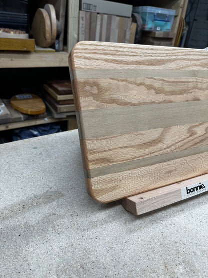 Cutting Board [SKU 6210] Classic Edge Grain American Oak and Sassafras