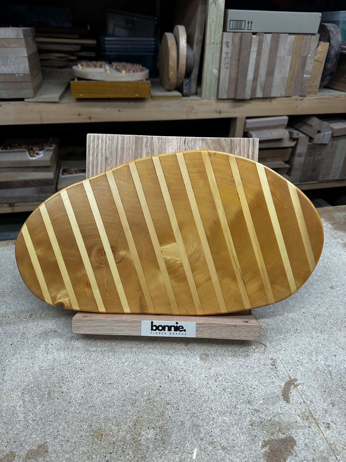 Unique Cheese Board Handcrafted from Huon Pine [SKU6200]
