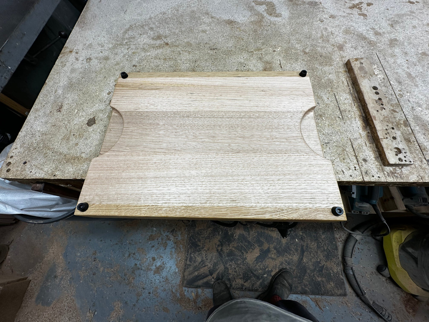 "Amongst Olive Branches" Timber Board, Functional Wood Art.