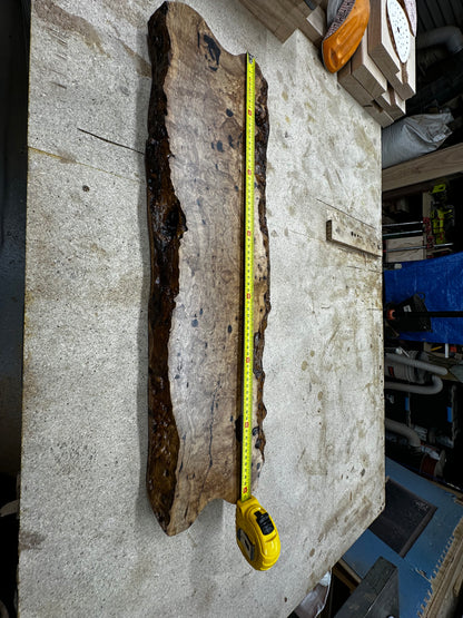 "Live Edge" Charcuterie Board crafted from "Buddha Wood"