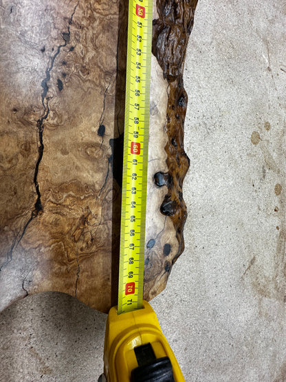 "Live Edge" Charcuterie Board crafted from "Buddha Wood"