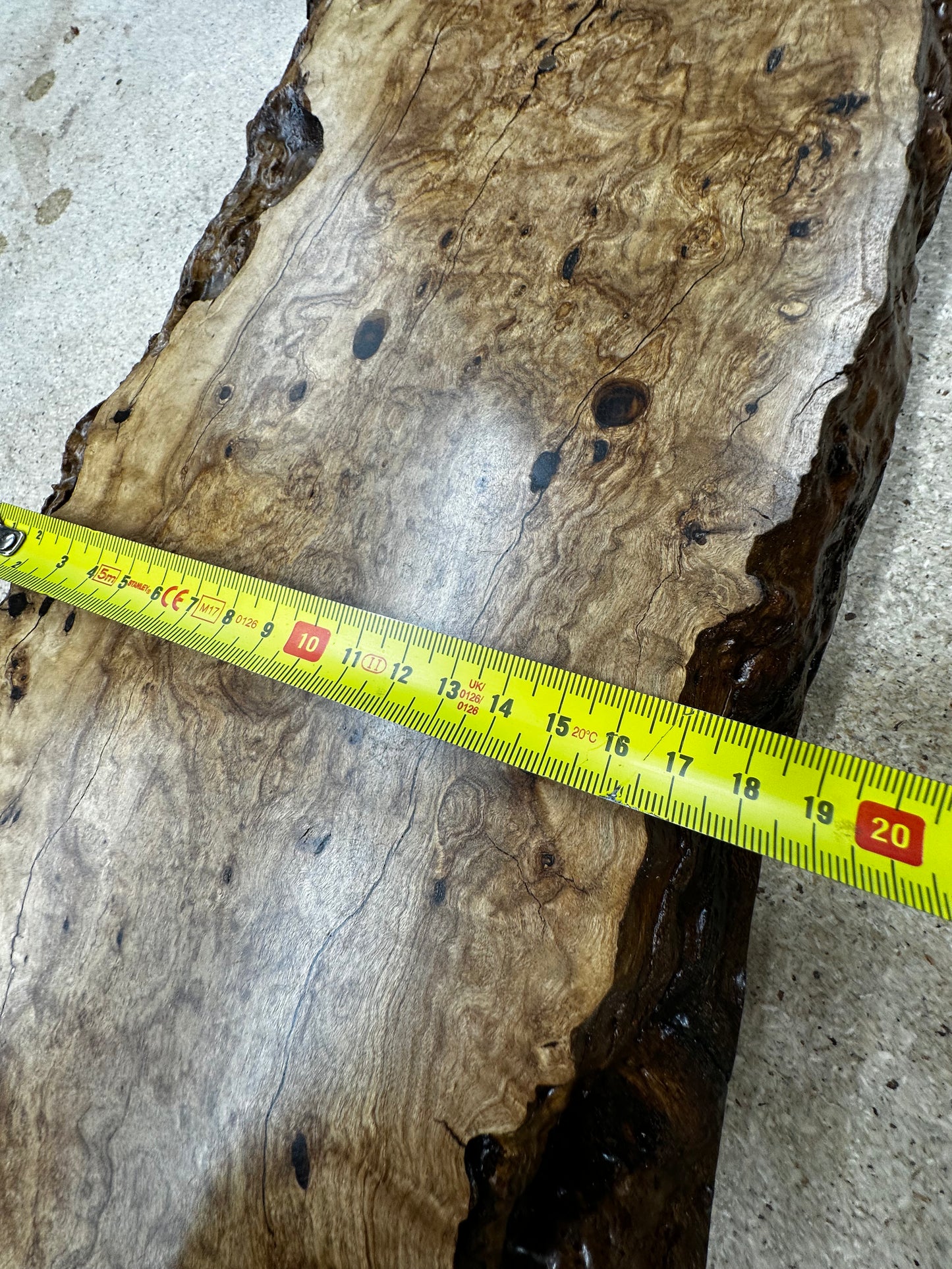 "Live Edge" Charcuterie Board crafted from "Buddha Wood"