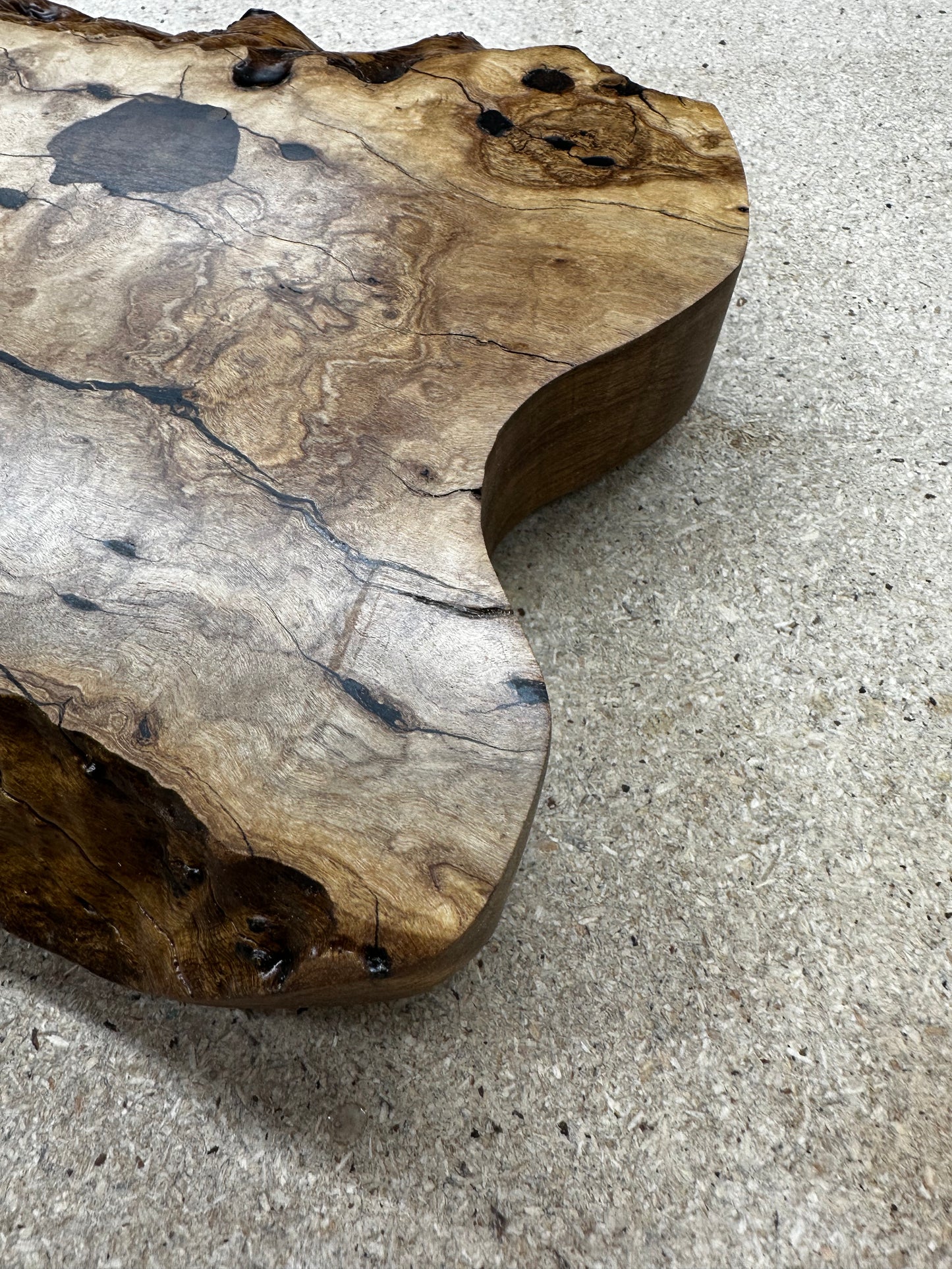 "Live Edge" Charcuterie Board crafted from "Buddha Wood"