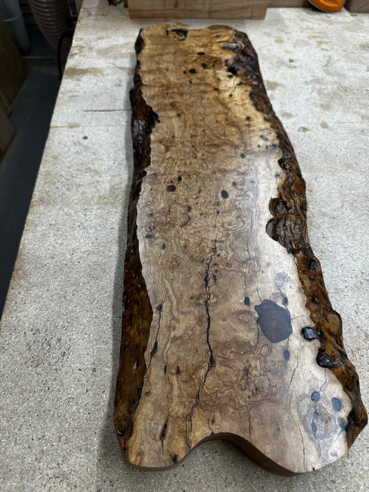 "Live Edge" Charcuterie Board crafted from "Buddha Wood"