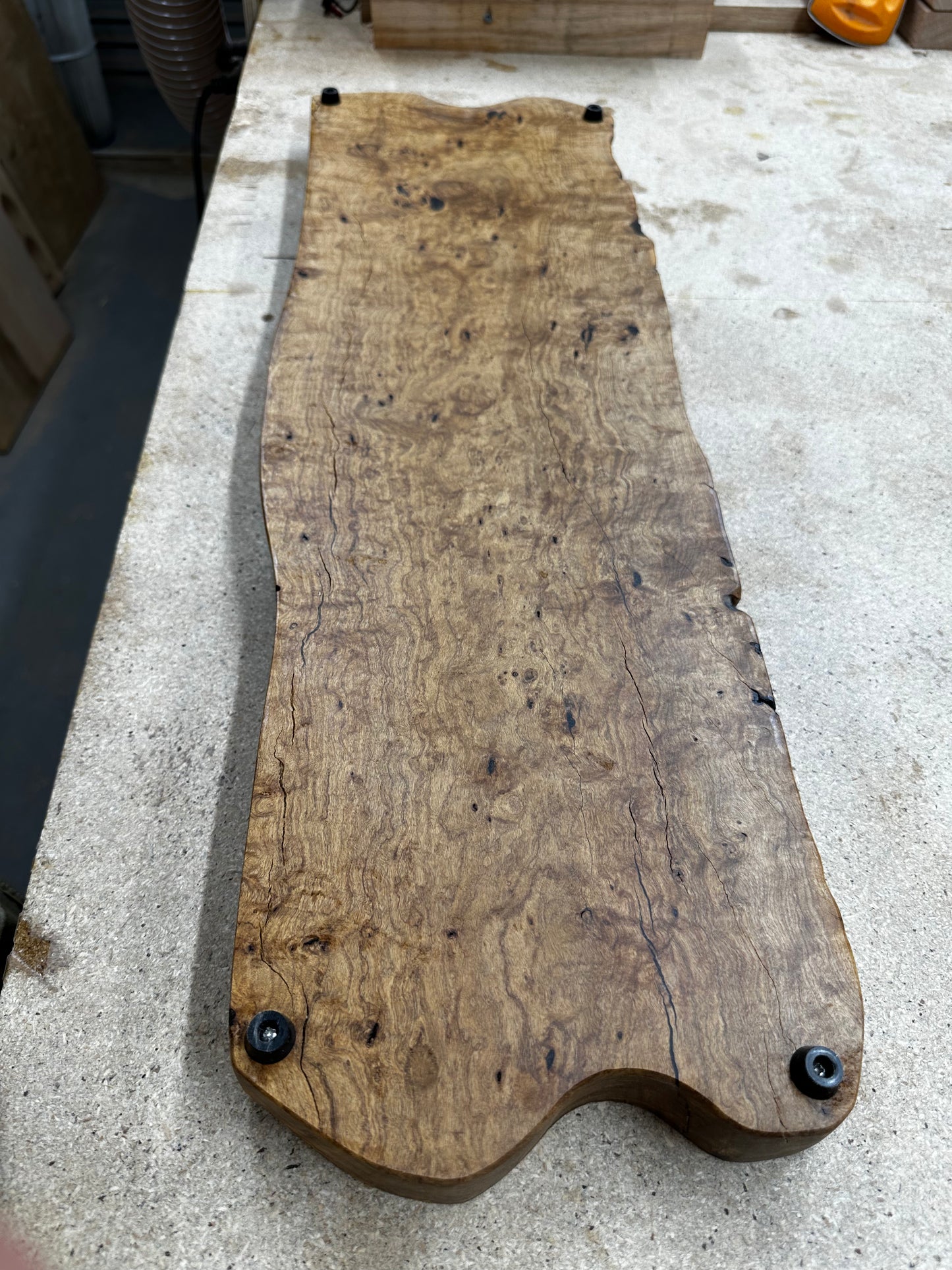"Live Edge" Charcuterie Board crafted from "Buddha Wood"