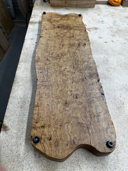 "Live Edge" Charcuterie Board crafted from "Buddha Wood"
