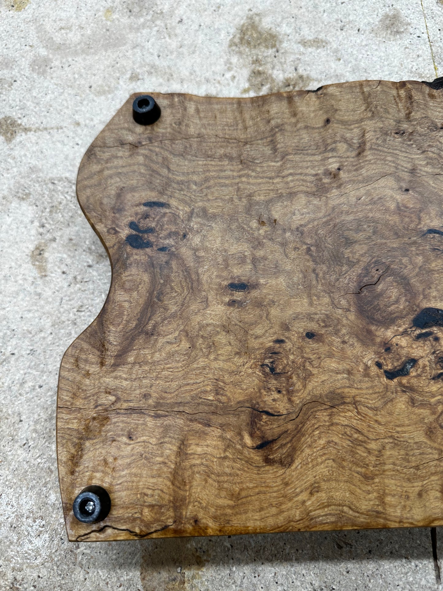 "Live Edge" Charcuterie Board crafted from "Buddha Wood"