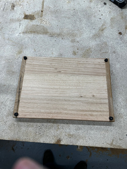 Functional Wood Art - "Old Ted Creek" -  Inlayed Cutting Board