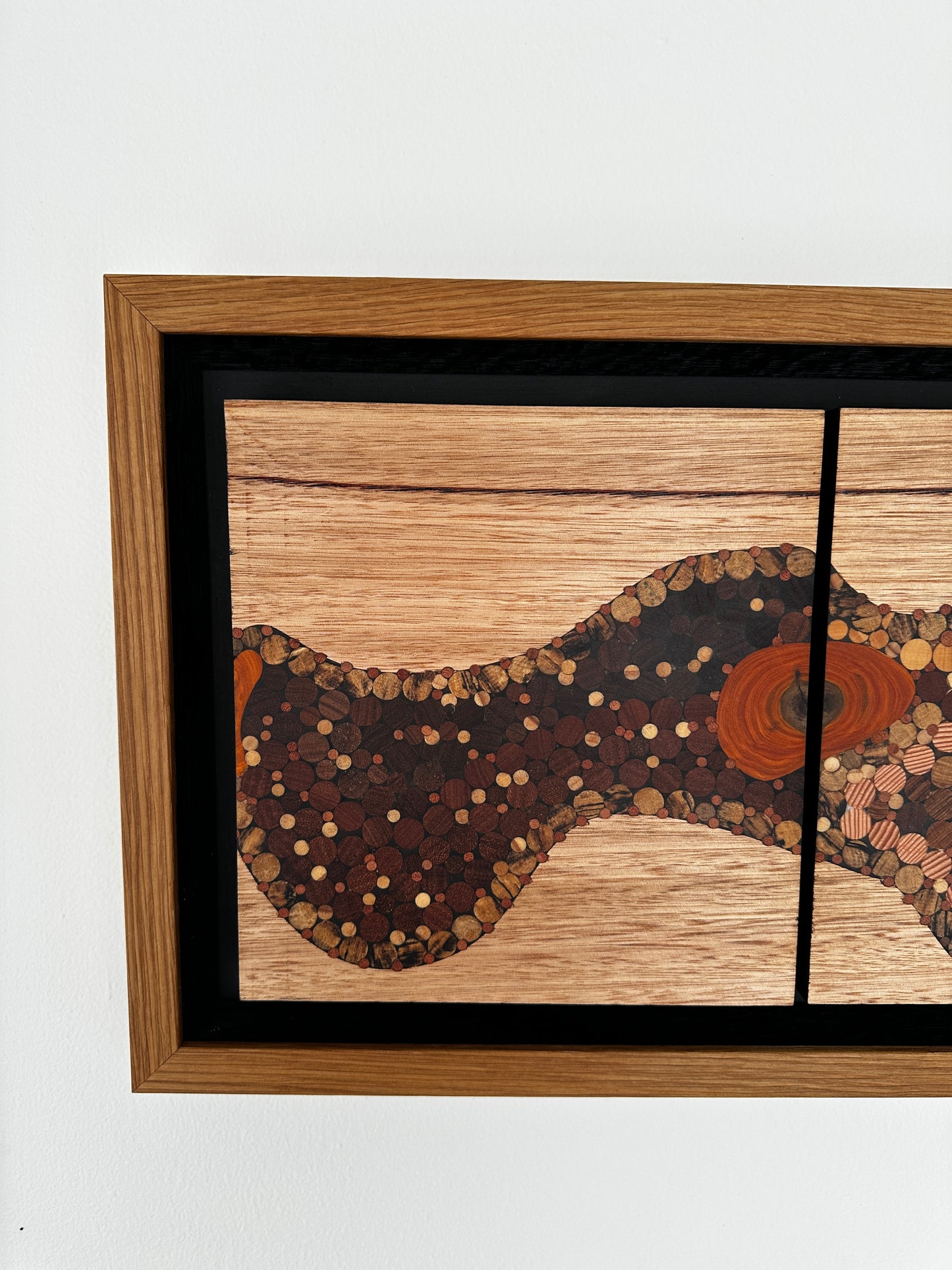 Wood Art - "Sailors Creek" - Triptych Wall Hanging