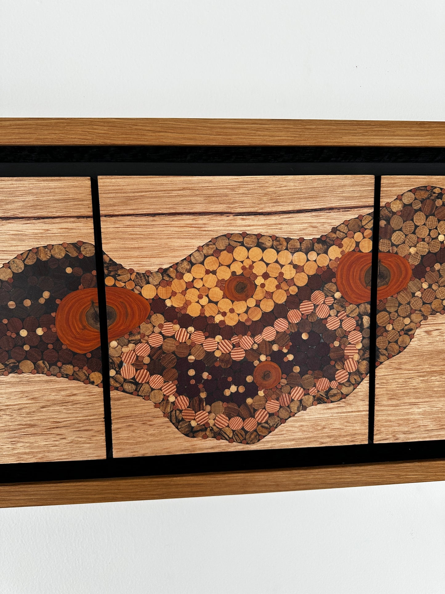 Wood Art - "Sailors Creek" - Triptych Wall Hanging