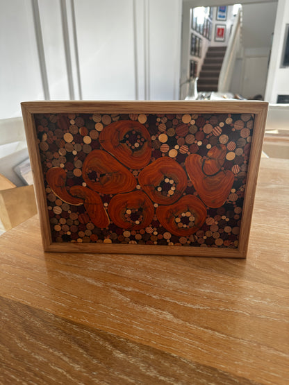 Shelf Art - Home Decor - "Bush Plum"