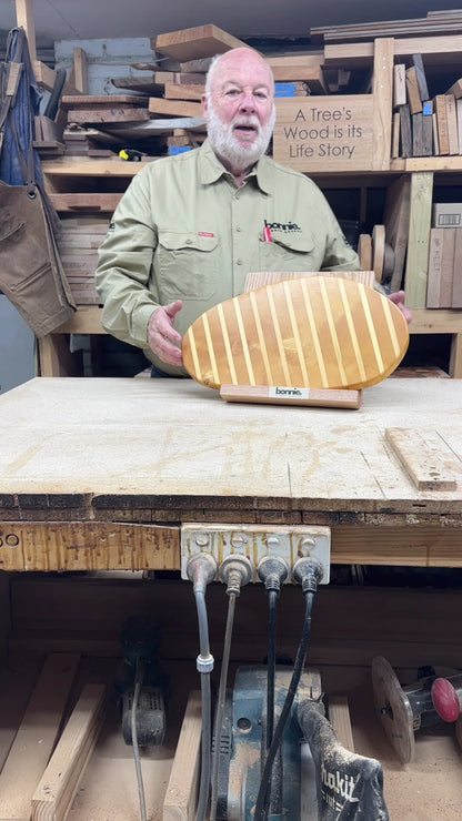 Unique Cheese Board Handcrafted from Huon Pine [SKU6200]