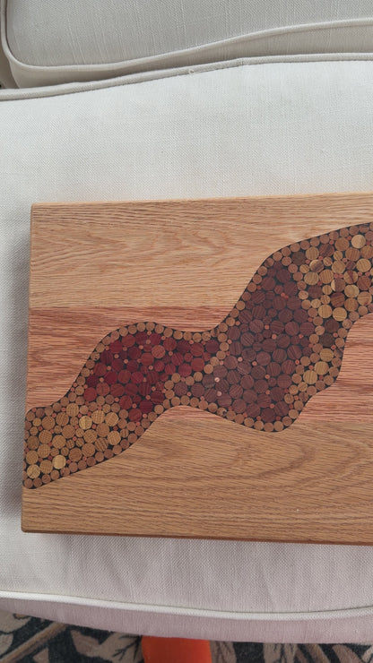 Cutting Board - Functional Wood Art - From our "River Board" series
